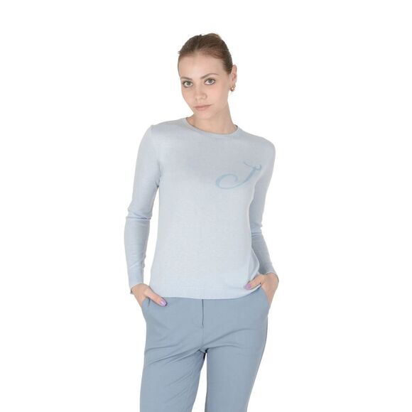 Dee Ocleppo Cashmere Crew Neck Jumper Model J Women Sky blue Sweaters - Picture 3 of 7